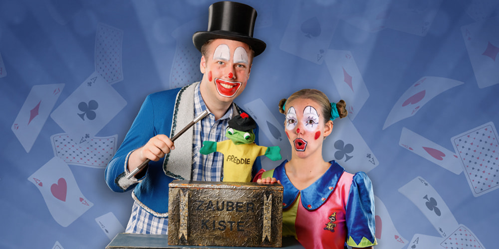 Tickets Die Kinder-Zaubershow, Die Kinder-Zaubershow mit Clown Hops und Hopsi in Neustrelitz