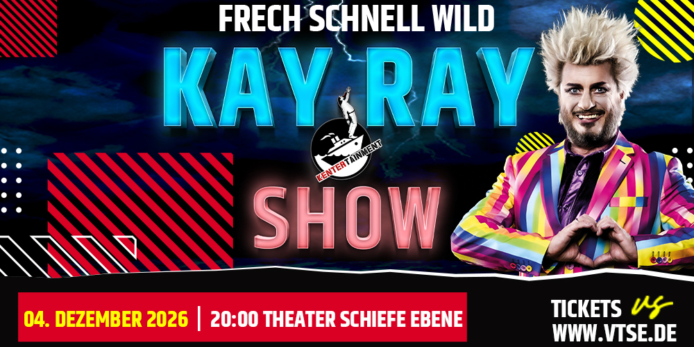 Tickets Comedy mit KAY RAY, KAY RAY COMEDY-SHOW in Neustrelitz