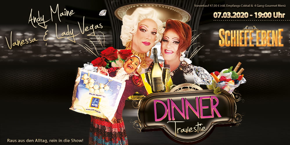 Tickets Dinner&Show Travestie-Revue, in Neustrelitz
