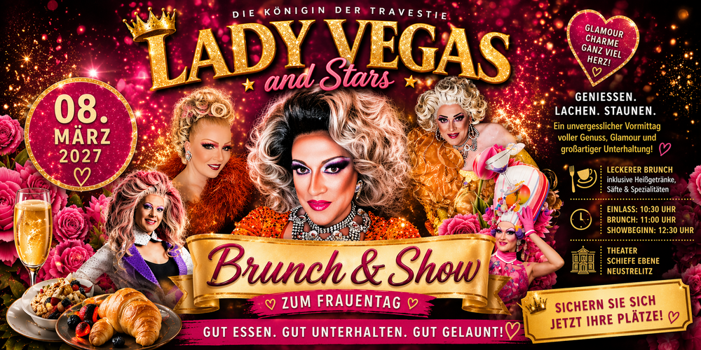 Tickets TRAVESTIE & Brunch, FRAUENTAGSSAUSE in Neustrelitz